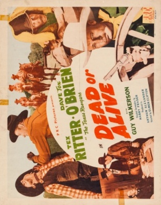 Dead or Alive movie poster (1944) metal framed poster