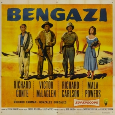 Bengazi movie poster (1955) Stickers MOV_2f4ee37b