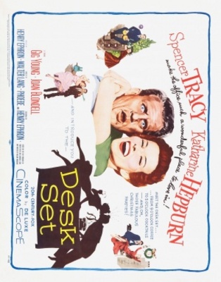 Desk Set movie poster (1957) metal framed poster