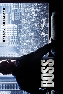 Boss movie poster (2011) wooden framed poster