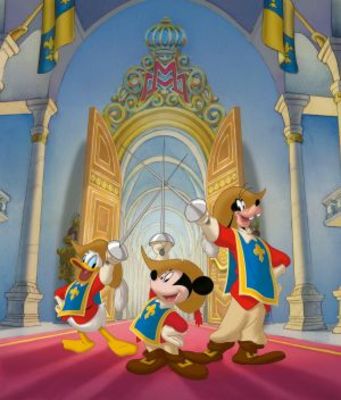 Mickey, Donald, Goofy: The Three Musketeers movie poster (2004) pillow