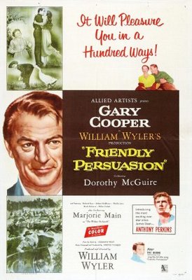 Friendly Persuasion movie poster (1956) t-shirt