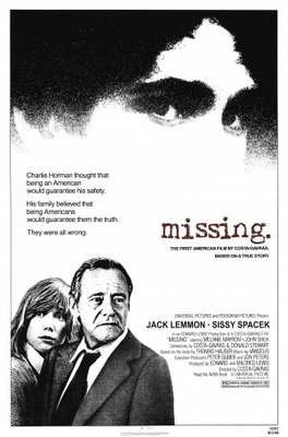 Missing movie poster (1982) Tank Top