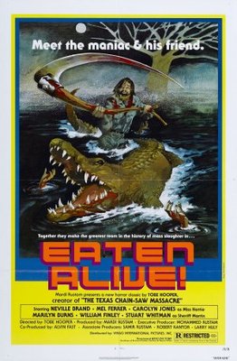 Eaten Alive movie poster (1977) wooden framed poster