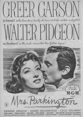 Mrs. Parkington movie poster (1944) metal framed poster