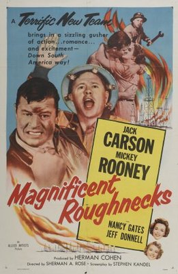 Magnificent Roughnecks movie poster (1956) wood print