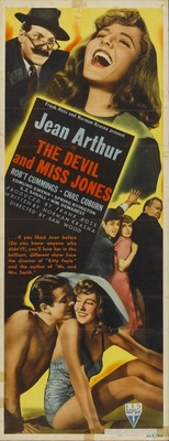 The Devil and Miss Jones movie poster (1941) wood print