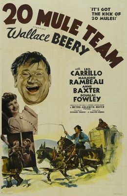 20 Mule Team movie poster (1940) poster
