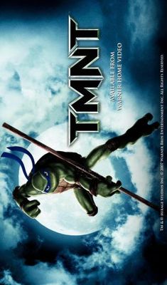 TMNT movie poster (2007) tote bag