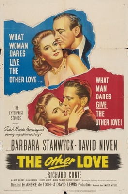The Other Love movie poster (1947) metal framed poster