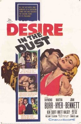 Desire in the Dust movie poster (1960) wood print