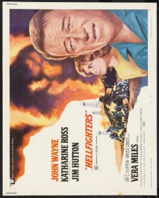 Hellfighters movie poster (1968) wood print
