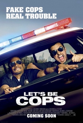 Let's Be Cops movie poster (2014) metal framed poster
