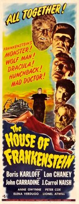 House of Frankenstein movie poster (1944) hoodie