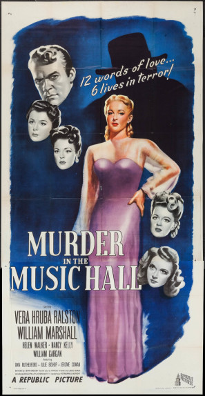 Murder in the Music Hall movie poster (1946) Longsleeve T-shirt