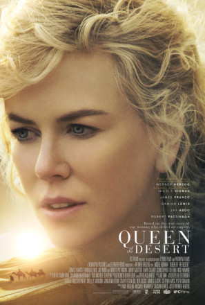 Queen of the Desert movie poster (2015) wooden framed poster