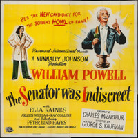 The Senator Was Indiscreet movie poster (1947) t-shirt #1468300