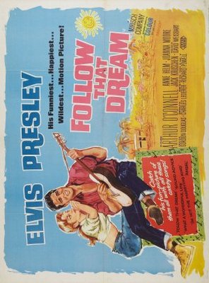 Follow That Dream movie poster (1962) wood print