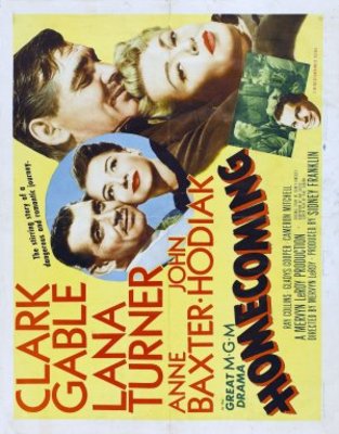 Homecoming movie poster (1948) wood print