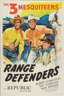 Range Defenders movie poster (1937) pillow