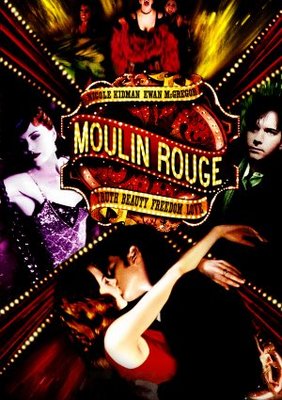 Moulin Rouge movie poster (2001) wood print