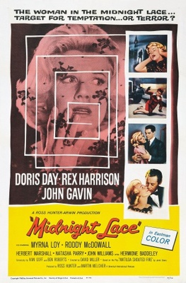 Midnight Lace movie poster (1960) wood print