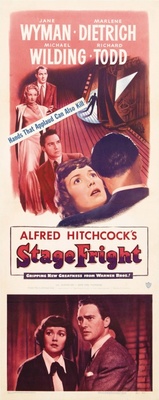 Stage Fright movie poster (1950) tote bag
