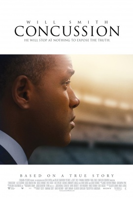 Concussion movie poster (2015) wood print