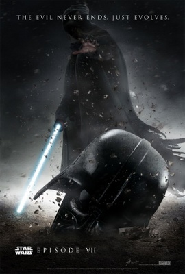 Star Wars: Episode VII movie poster (2015) wooden framed poster