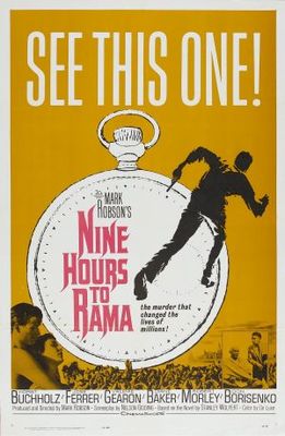 Nine Hours to Rama movie poster (1963) canvas poster