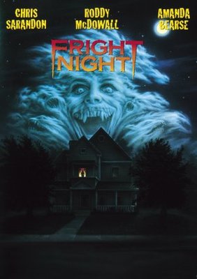 Fright Night movie poster (1985) wooden framed poster