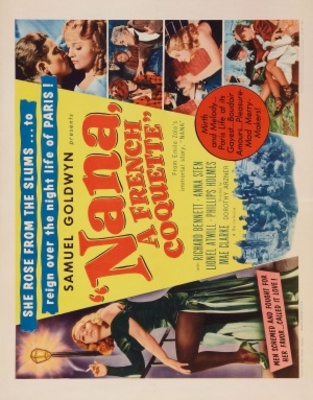 Nana movie poster (1934) wood print
