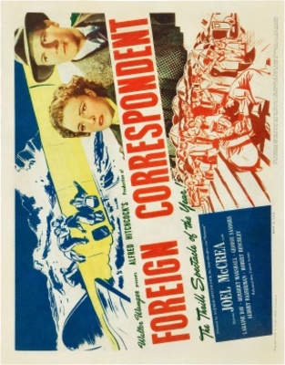 Foreign Correspondent movie poster (1940) Mouse Pad MOV_30953fe9