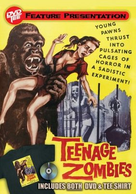 Teenage Zombies movie poster (1959) wood print