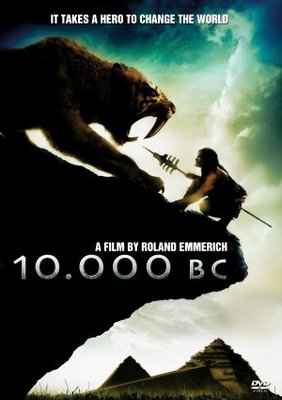 10,000 BC movie poster (2008) wood print
