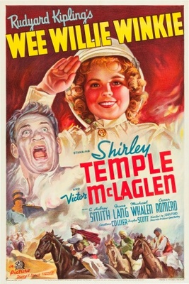 Wee Willie Winkie movie poster (1937) wooden framed poster