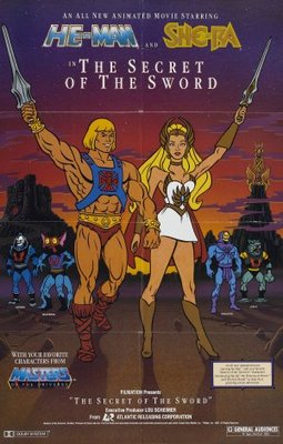 The Secret of the Sword movie poster (1985) metal framed poster