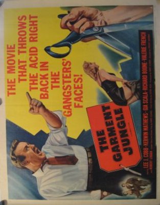 The Garment Jungle movie poster (1957) wooden framed poster