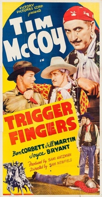 Trigger Fingers movie poster (1939) poster with hanger