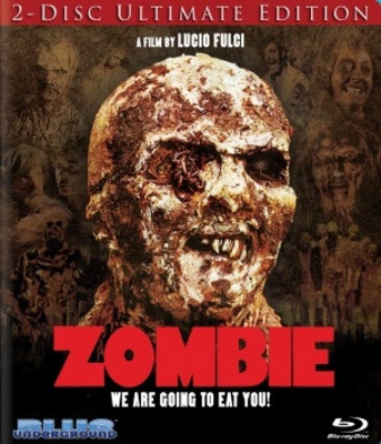 Zombi 2 movie poster (1979) canvas poster