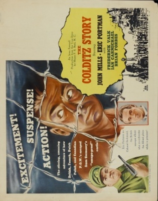 The Colditz Story movie poster (1955) pillow