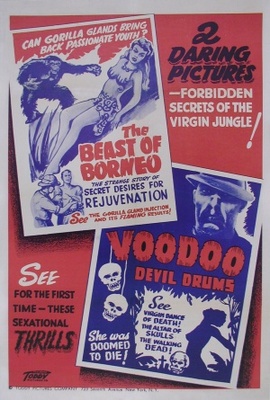 Voodoo Devil Drums movie poster (1944) metal framed poster