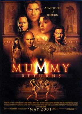 The Mummy Returns movie poster (2001) pillow