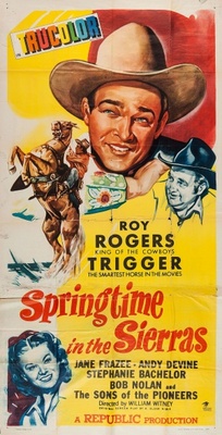 Springtime in the Sierras movie poster (1947) pillow