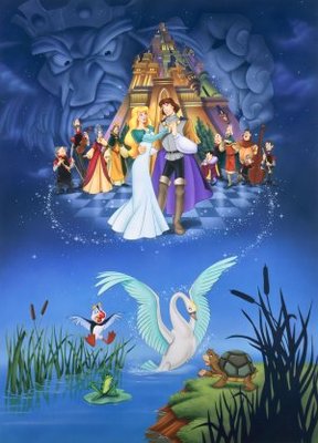 The Swan Princess movie poster (1994) wood print