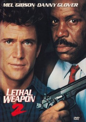 Lethal Weapon 2 movie poster (1989) metal framed poster
