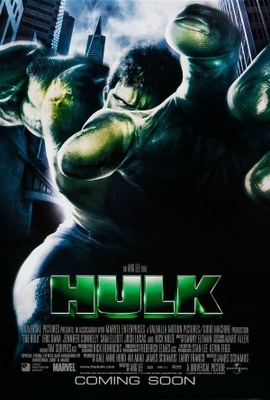 Hulk movie poster (2003) metal framed poster