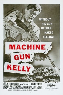 Machine-Gun Kelly movie poster (1958) wooden framed poster