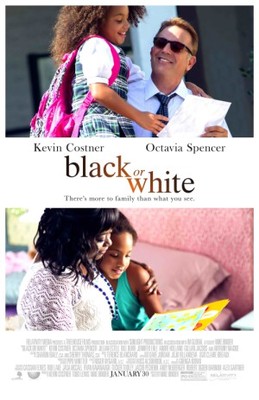 Black or White movie poster (2014) poster with hanger