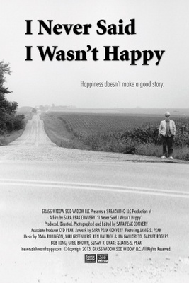 I Never Said I Wasn't Happy movie poster (2013) Stickers MOV_31cc0a99